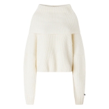 Pinko - Maglione in Mohair con Collo Ampio - Bianco - Maglione - Made in Italy - Luxury Exclusive Collection