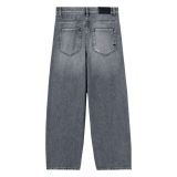 Pinko - Jeans Egg-Fit a Vita Bassa - Grigio - Pantalone - Made in Italy - Luxury Exclusive Collection