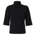 Pinko - Jersey Sweater with Three Quarter Sleeves - Black - Sweater - Made in Italy - Luxury Exclusive Collection