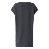 Pinko - Wool Cashmere Blend Long Vest - Grey - Sweater - Made in Italy - Luxury Exclusive Collection