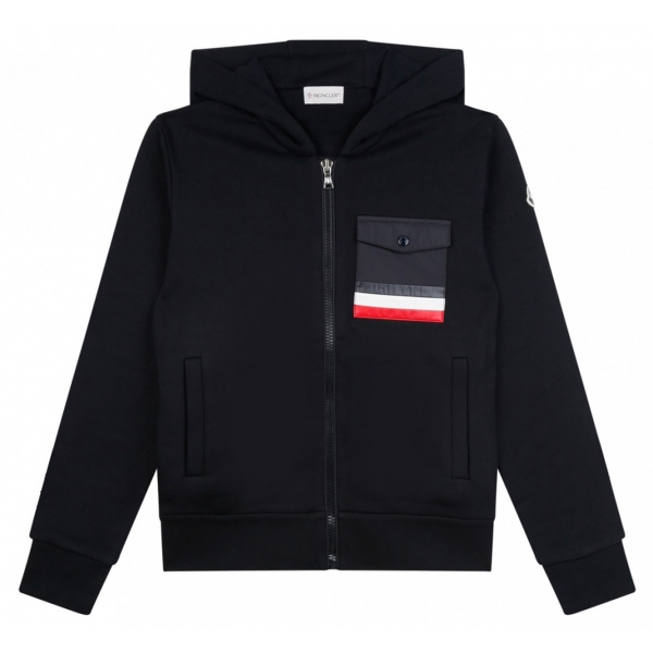 Moncler - Cardigan con Cerniera Blu Navy - Moncler Exclusive Luxury Collection