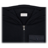 Moncler - Navy Blue Zip Up Cardigan - Moncler Exclusive Luxury Collection