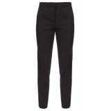 Pinko - Pantalone a Sigaretta in Tessuto Tecnico - Nero - Pantalone - Made in Italy - Luxury Exclusive Collection