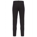 Pinko - Cigarette Pants in Technical Fabric - Black - Trousers - Made in Italy - Luxury Exclusive Collection