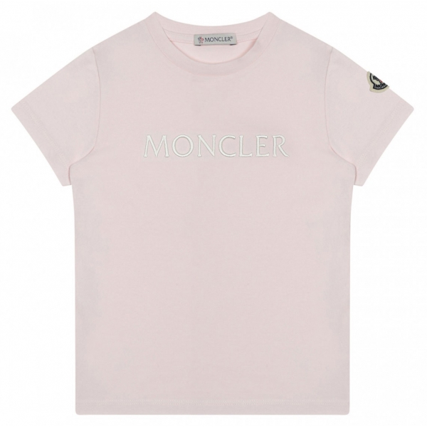 Moncler - Stretch Jersey Pink T-Shirt - Moncler Exclusive Luxury Collection