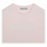 Moncler - Stretch Jersey Pink T-Shirt - Moncler Exclusive Luxury Collection