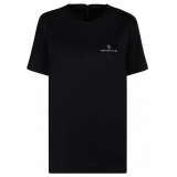 Moncler - Black Cotton Jersey Logo T-Shirt - Moncler Exclusive Luxury Collection