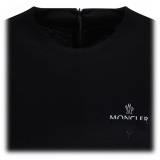 Moncler - Black Cotton Jersey Logo T-Shirt - Moncler Exclusive Luxury Collection