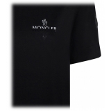 Moncler - Black Cotton Jersey Logo T-Shirt - Moncler Exclusive Luxury Collection