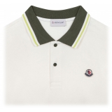 Moncler - Polo Bianca e Verde - Moncler Exclusive Luxury Collection