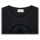 Moncler - Black Logo Print T-Shirt - Moncler Exclusive Luxury Collection