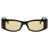 Palm Angels - Angel Sunglasses - Black Yellow - Palm Angels Eyewear