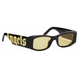 Palm Angels - Angel Sunglasses - Black Yellow - Palm Angels Eyewear