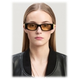 Palm Angels - Angel Sunglasses - Black Yellow - Palm Angels Eyewear