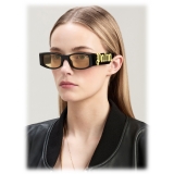 Palm Angels - Angel Sunglasses - Black Yellow - Palm Angels Eyewear