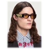 Palm Angels - Angel Sunglasses - Black Yellow - Palm Angels Eyewear