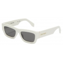 Palm Angels - Occhiali da Sole Auberry - Bianco Grigio Scuro - Palm Angels Eyewear