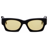 Palm Angels - Bodie Sunglasses - Black Yellow - Palm Angels Eyewear