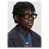 Palm Angels - Bodie Sunglasses - Black Yellow - Palm Angels Eyewear