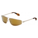 Palm Angels - Clavey Sunglasses - Gold - Palm Angels Eyewear