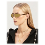 Palm Angels - Clavey Sunglasses - Gold - Palm Angels Eyewear