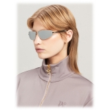 Palm Angels - Clavey Sunglasses - Silver - Palm Angels Eyewear