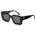 Palm Angels - Dorris Sunglasses - Black Dark Grey - Palm Angels Eyewear