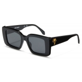 Palm Angels - Dorris Sunglasses - Black Dark Grey - Palm Angels Eyewear