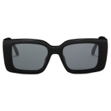 Palm Angels - Dorris Sunglasses - Black Dark Grey - Palm Angels Eyewear