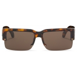 Palm Angels - Drain Sunglasses - Havana Brown - Palm Angels Eyewear