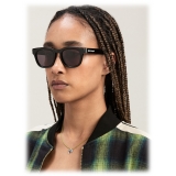 Palm Angels - Echo Sunglasses - Black Dark Grey - Palm Angels Eyewear