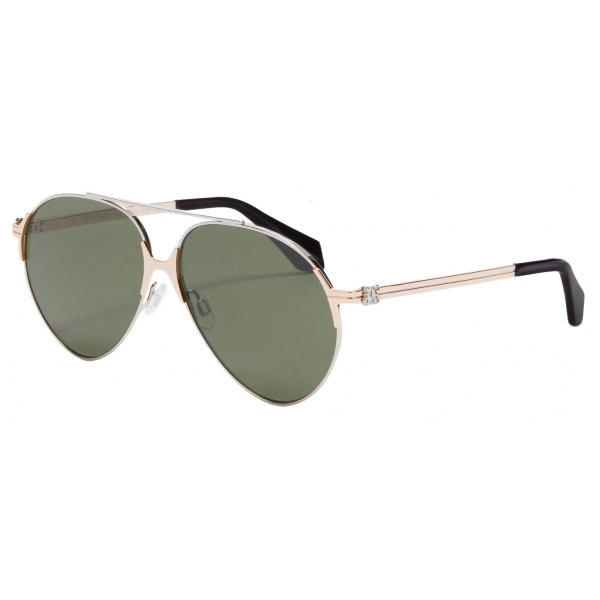 Palm Angels - Occhiali da Sole Elkton - Oro Verde - Palm Angels Eyewear