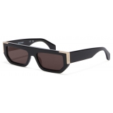 Palm Angels - Golden Sunglasses - Black Dark Grey - Palm Angels Eyewear