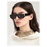 Palm Angels - Golden Sunglasses - Black Dark Grey - Palm Angels Eyewear