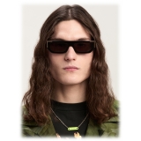 Palm Angels - Golden Sunglasses - Black Dark Grey - Palm Angels Eyewear