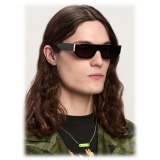 Palm Angels - Golden Sunglasses - Black Dark Grey - Palm Angels Eyewear