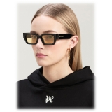 Palm Angels - Hyde Sunglasses - Black Yellow - Palm Angels Eyewear