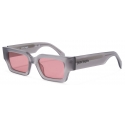 Palm Angels - Occhiali da Sole Hyde - Grigio Pesca Arancione - Palm Angels Eyewear