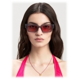 Palm Angels - Hyde Sunglasses - Grey Peach Orange - Palm Angels Eyewear