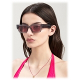 Palm Angels - Hyde Sunglasses - Grey Peach Orange - Palm Angels Eyewear