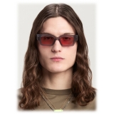 Palm Angels - Hyde Sunglasses - Grey Peach Orange - Palm Angels Eyewear