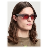 Palm Angels - Hyde Sunglasses - Grey Peach Orange - Palm Angels Eyewear