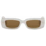 Palm Angels - Lala Sunglasses - Glitter Brown - Palm Angels Eyewear