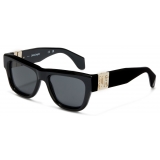 Palm Angels - Merril Sunglasses - Black Dark Grey - Palm Angels Eyewear