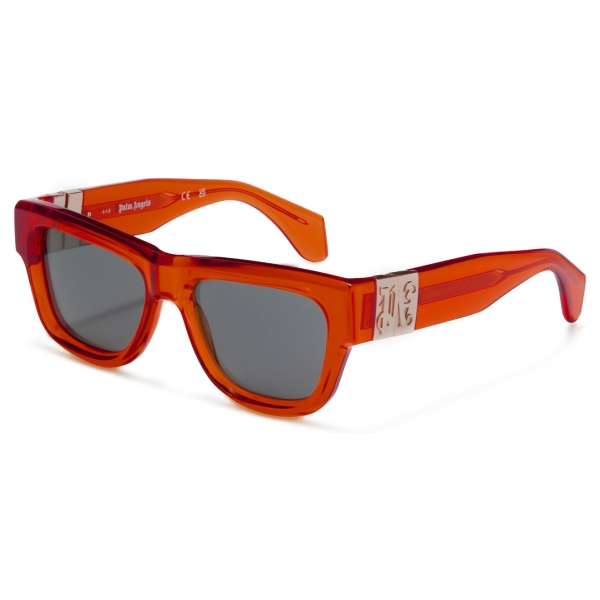 Palm Angels - Merril Sunglasses - Orange Dark Grey - Palm Angels Eyewear