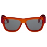 Palm Angels - Merril Sunglasses - Orange Dark Grey - Palm Angels Eyewear