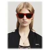 Palm Angels - Merril Sunglasses - Orange Dark Grey - Palm Angels Eyewear