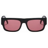 Palm Angels - Midway Sunglasses - Black Peach Orange - Palm Angels Eyewear