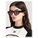 Palm Angels - Midway Sunglasses - Black Peach Orange - Palm Angels Eyewear