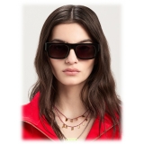 Palm Angels - Midway Sunglasses - Black Dark Grey - Palm Angels Eyewear